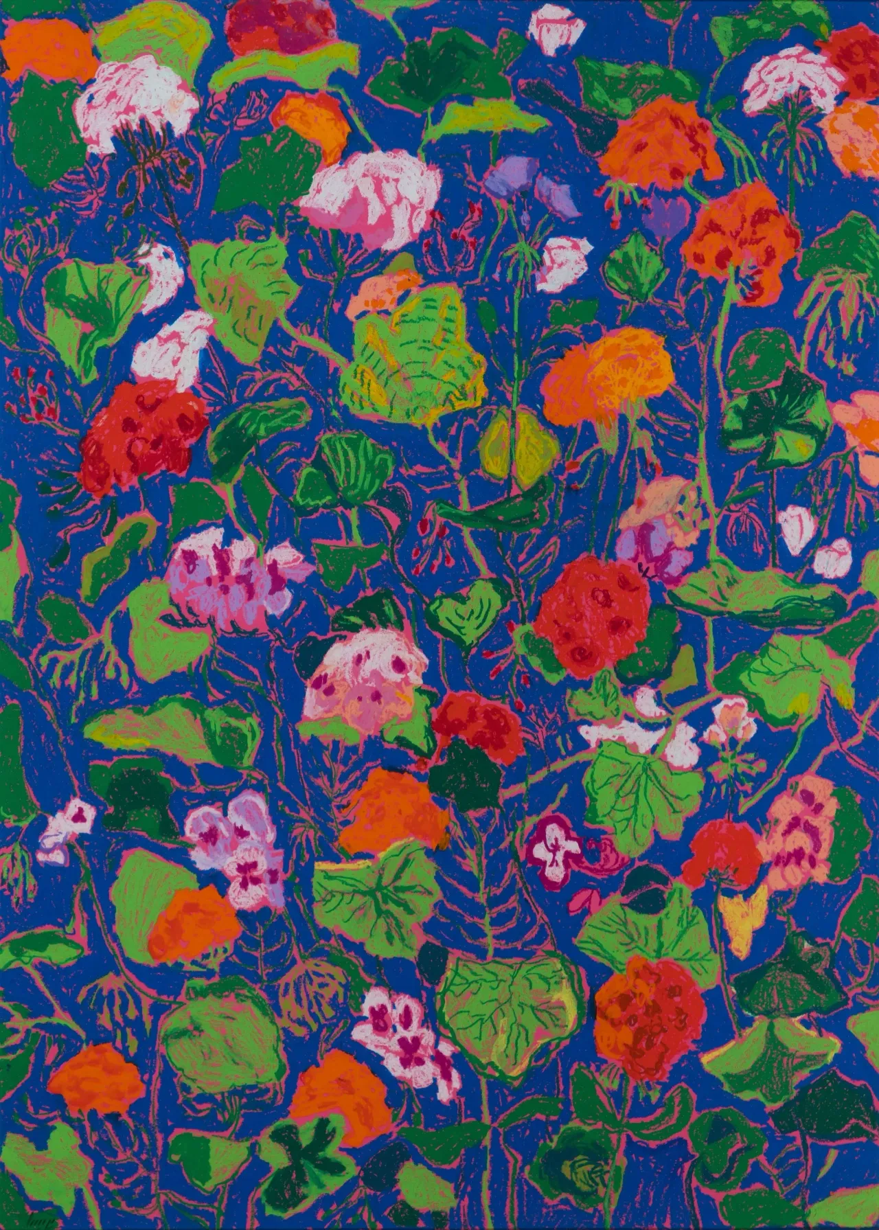 رقص برگ های گل شمعدونی