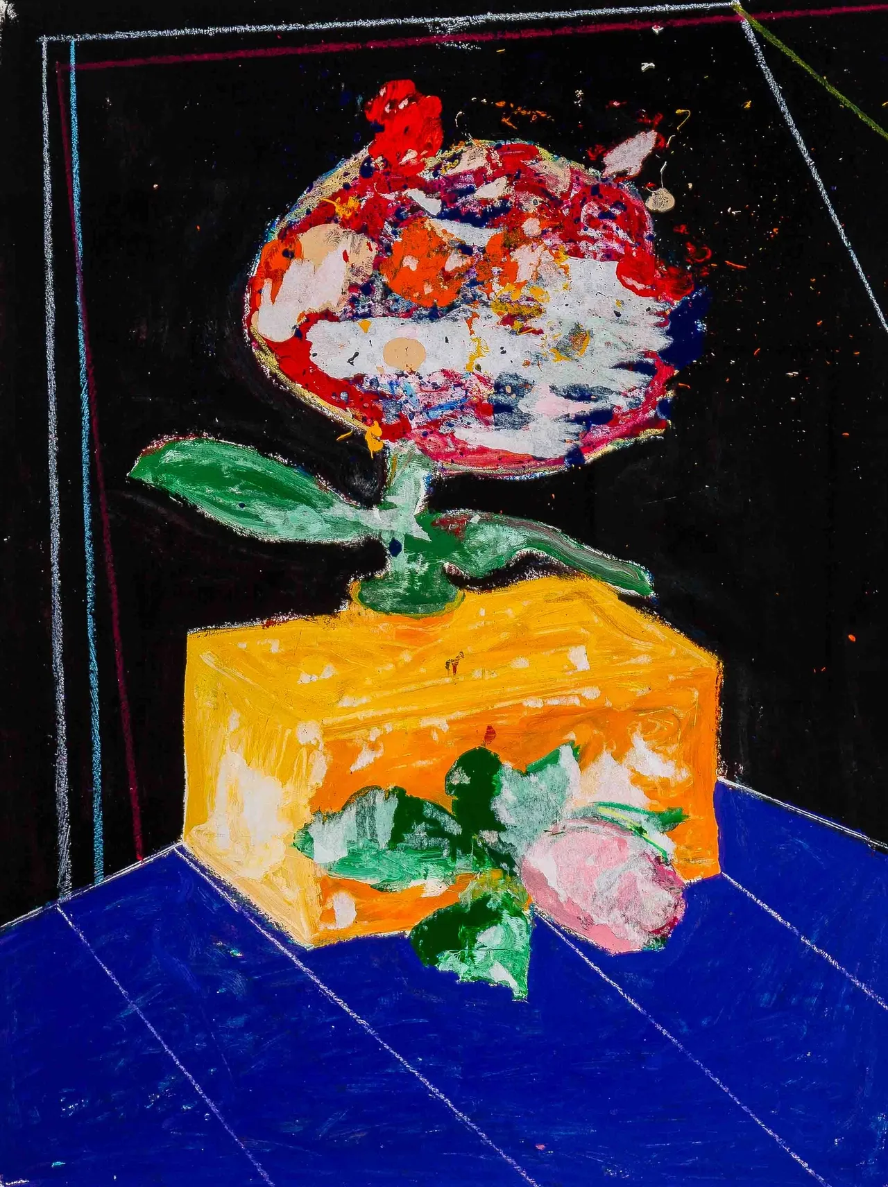 نقطه بیرون از مربع