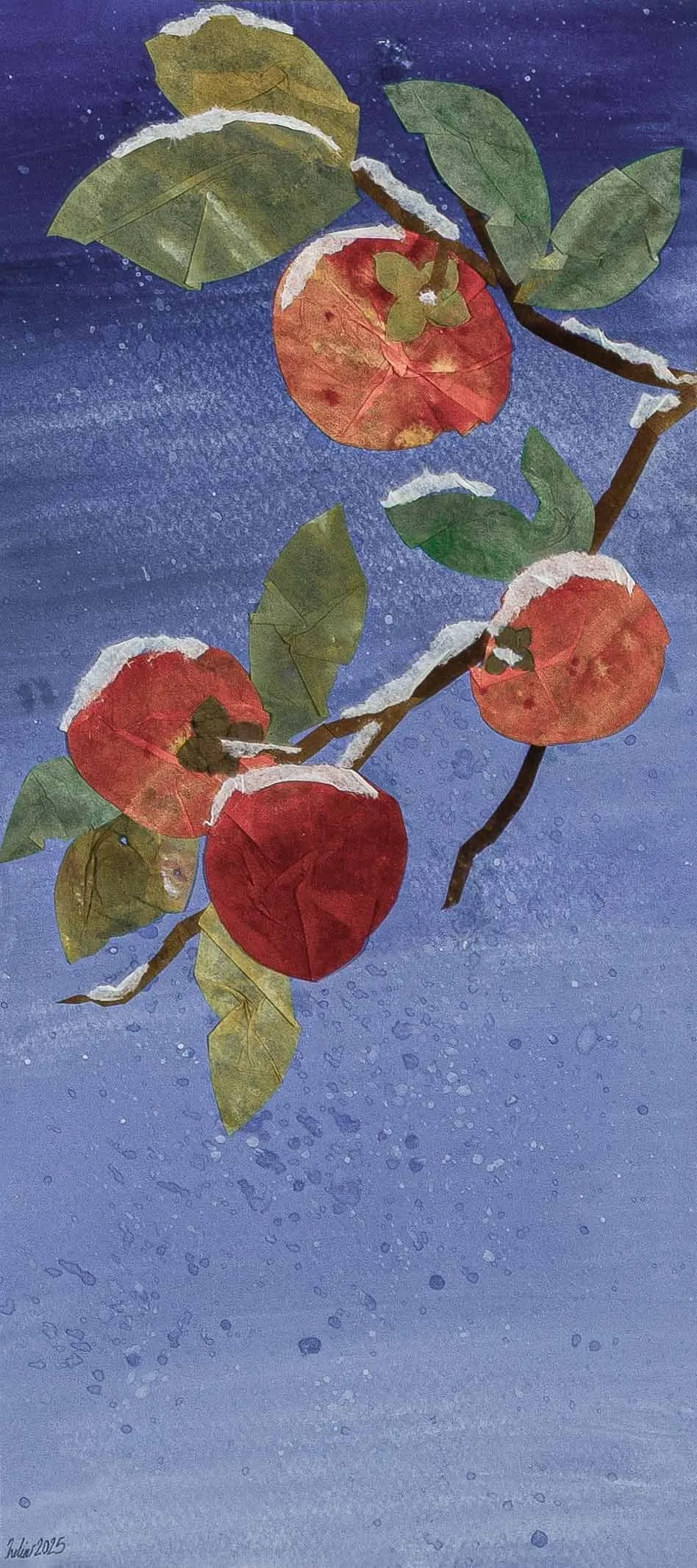 خرمالوها در برف