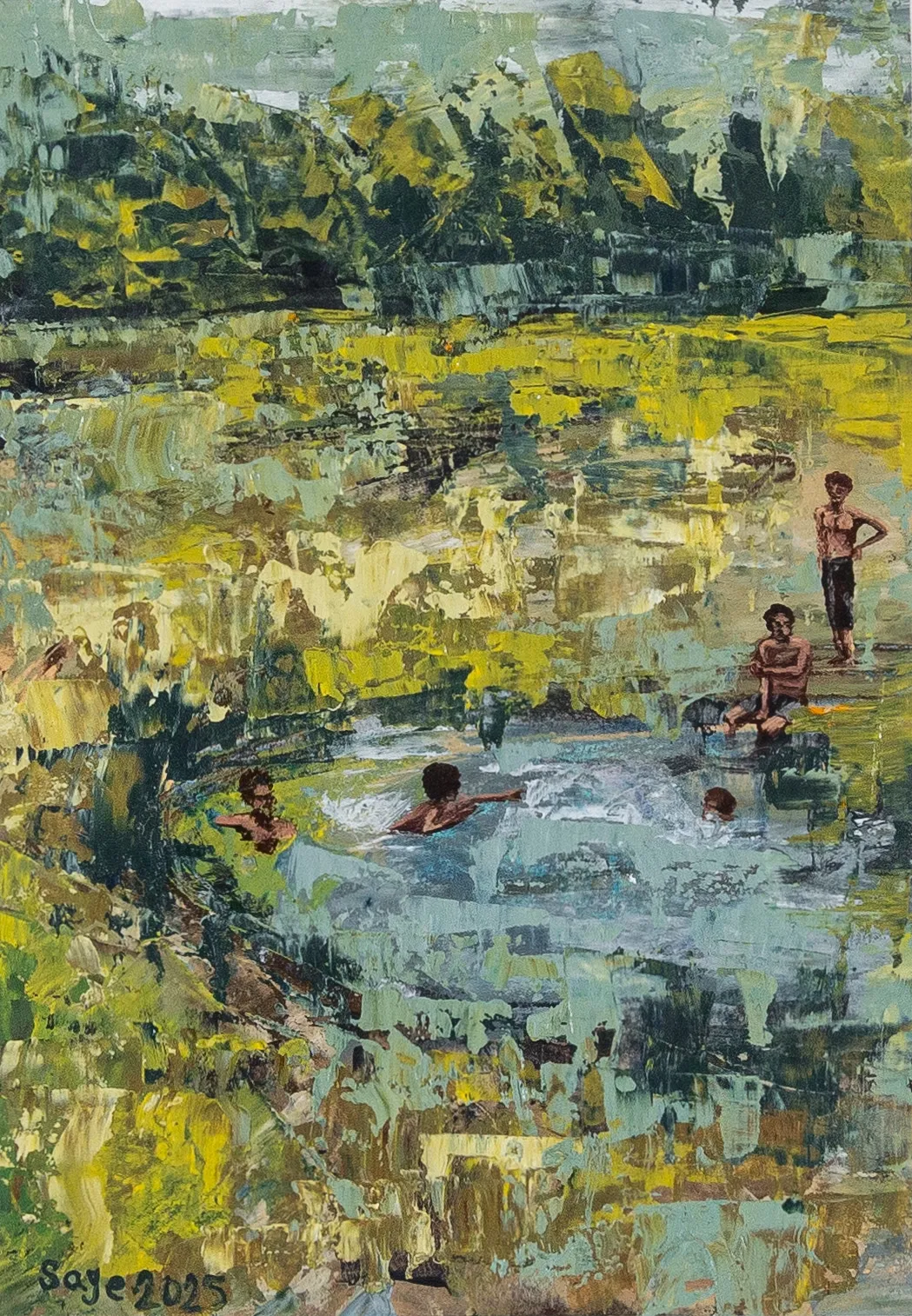 تابستان با تیغه ی سبز و زرد